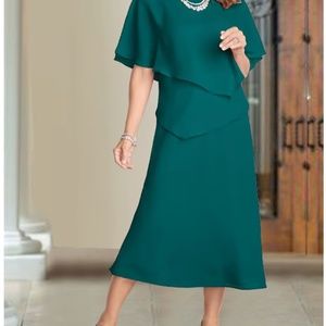 A-Line Mother of the Bride / Wedding Guest Dress